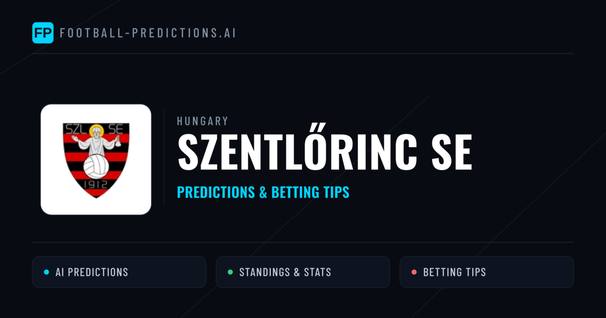 Szentlőrinc SE Predictions & Stats