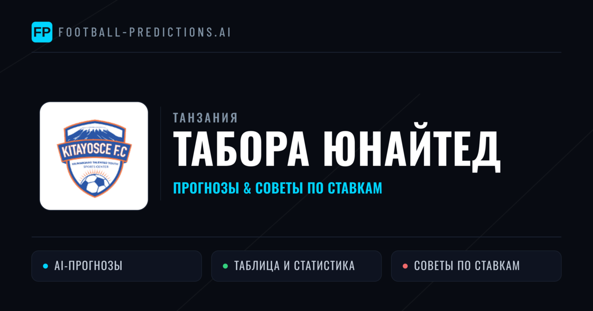 Табора Юнайтед прогнозы и статистика