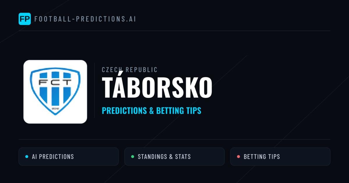 Táborsko Predictions & Stats