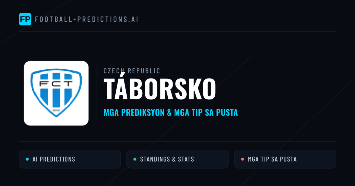Táborsko Predictions & Stats