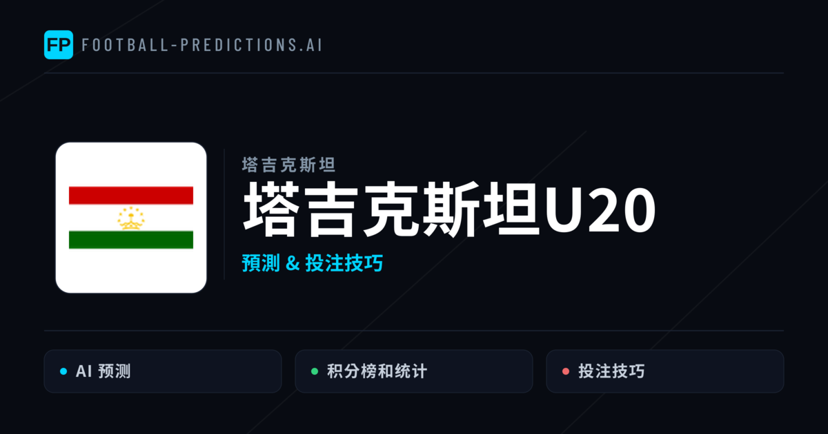塔吉克斯坦U20 運彩分析|足球預測與數據