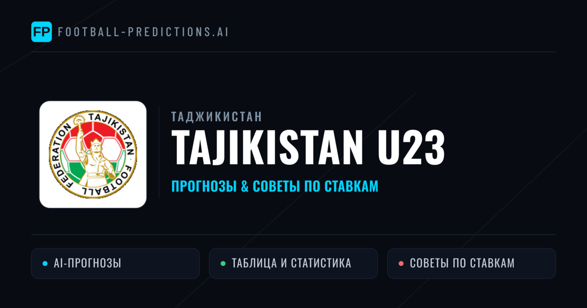Tajikistan U23 прогнозы и статистика