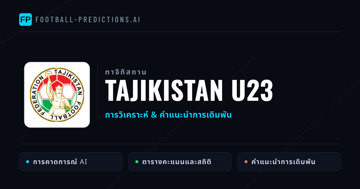 Tajikistan U23 การวิเคราะห์และสถิติ