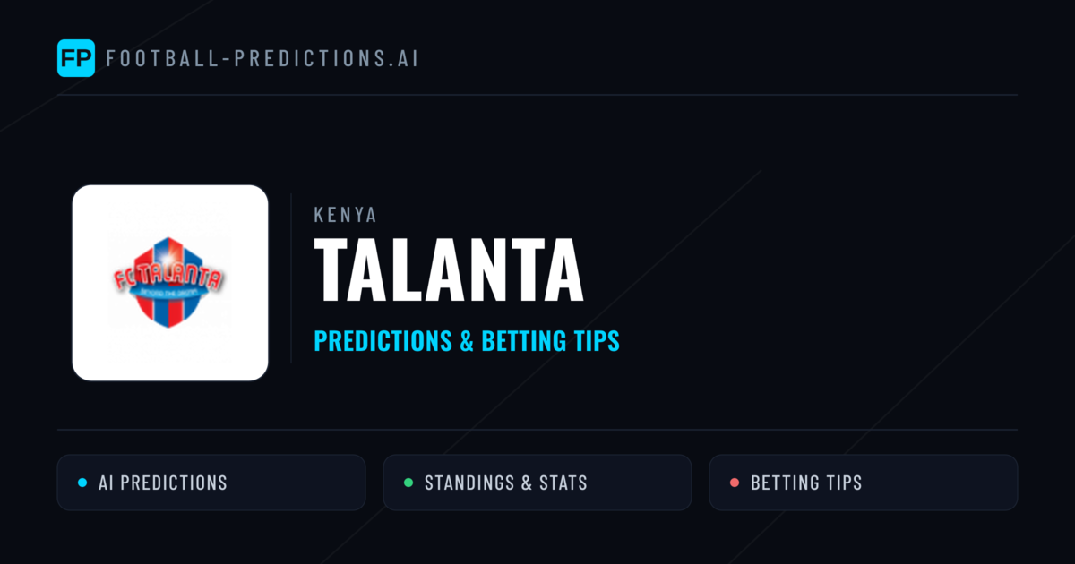 Talanta Predictions & Stats