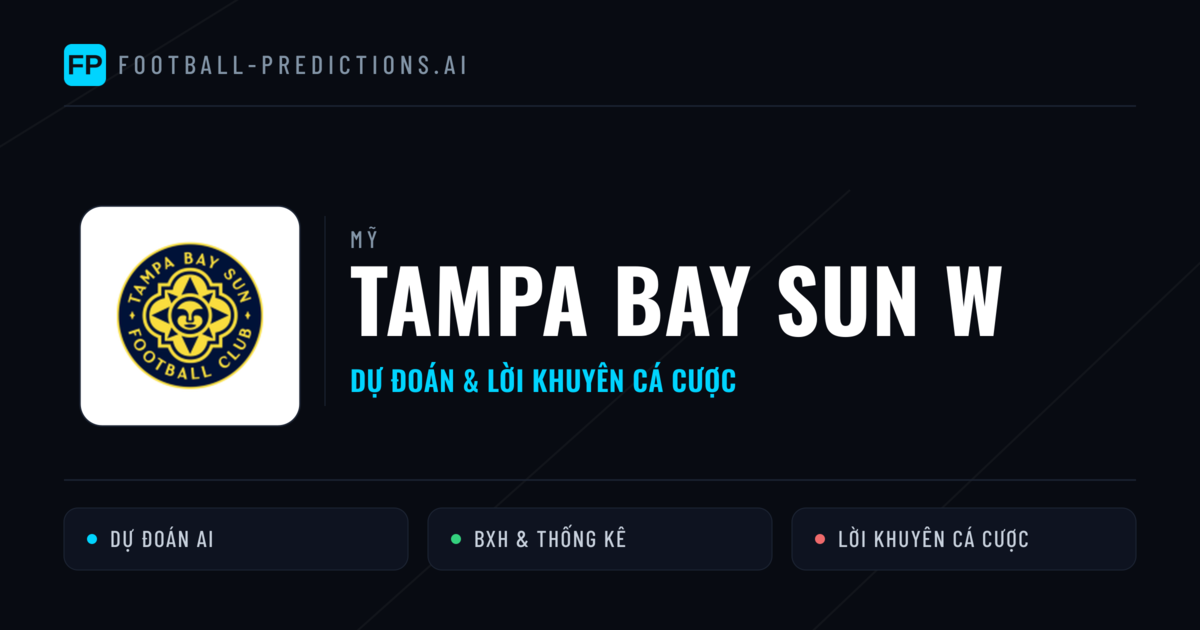 Tampa Bay Sun W Dự đoán & Thống kê