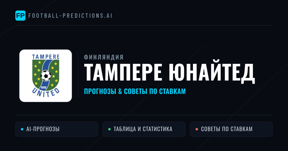 Тампере Юнайтед прогнозы и статистика