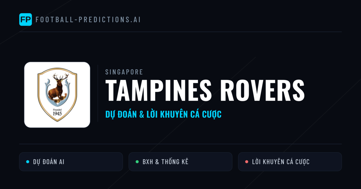 Tampines Rovers Dự đoán & Thống kê