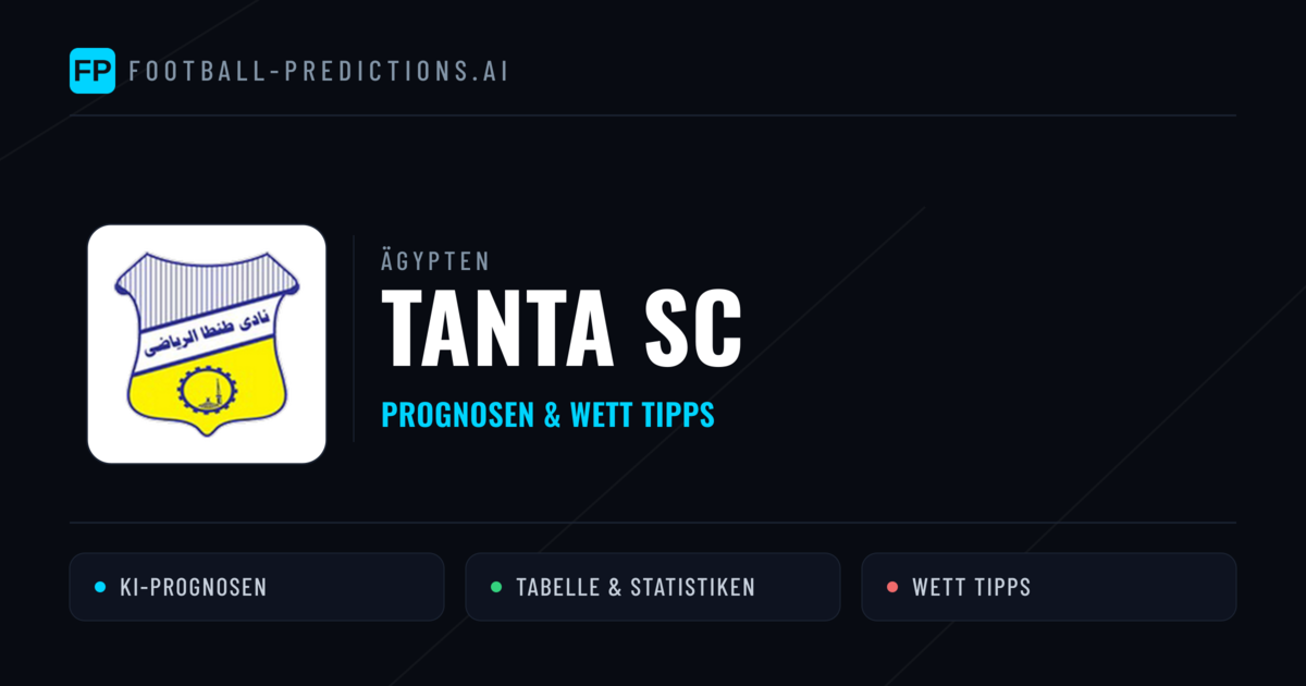 Tanta SC Prognosen & Statistiken