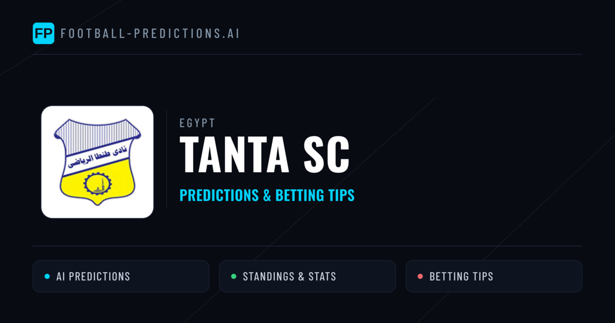 Tanta SC Predictions & Stats