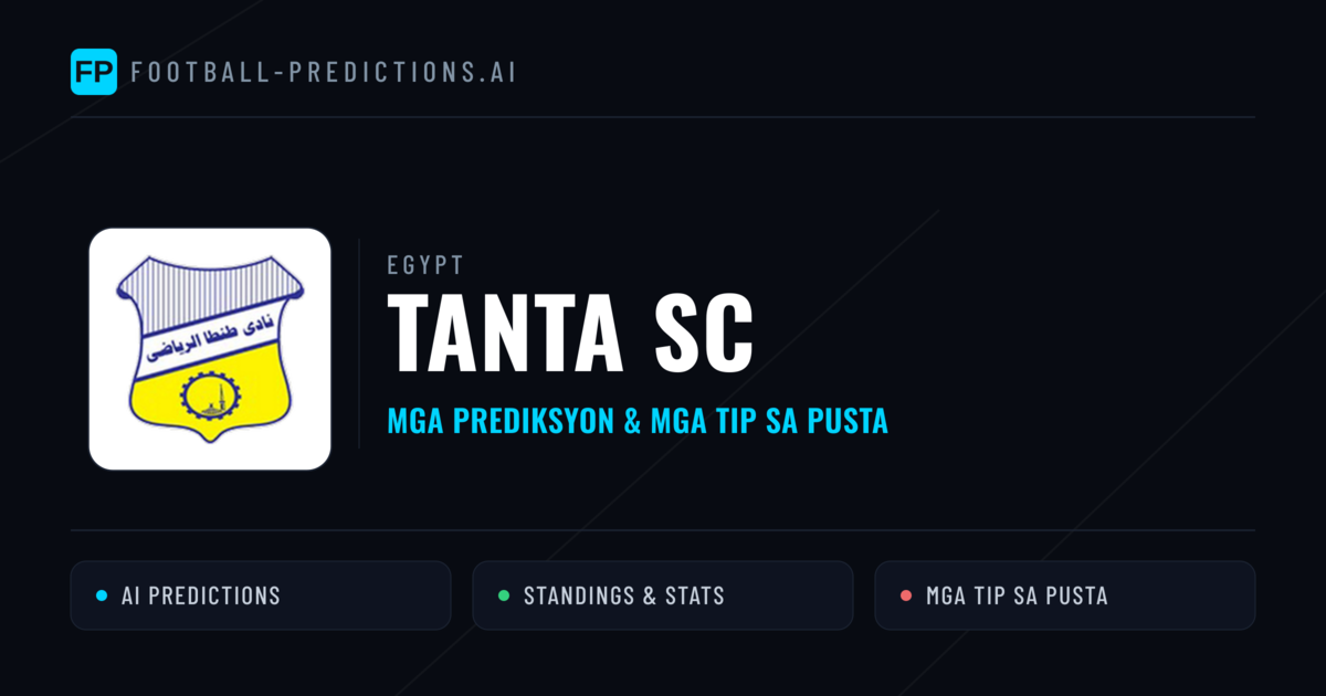 Tanta SC Predictions & Stats