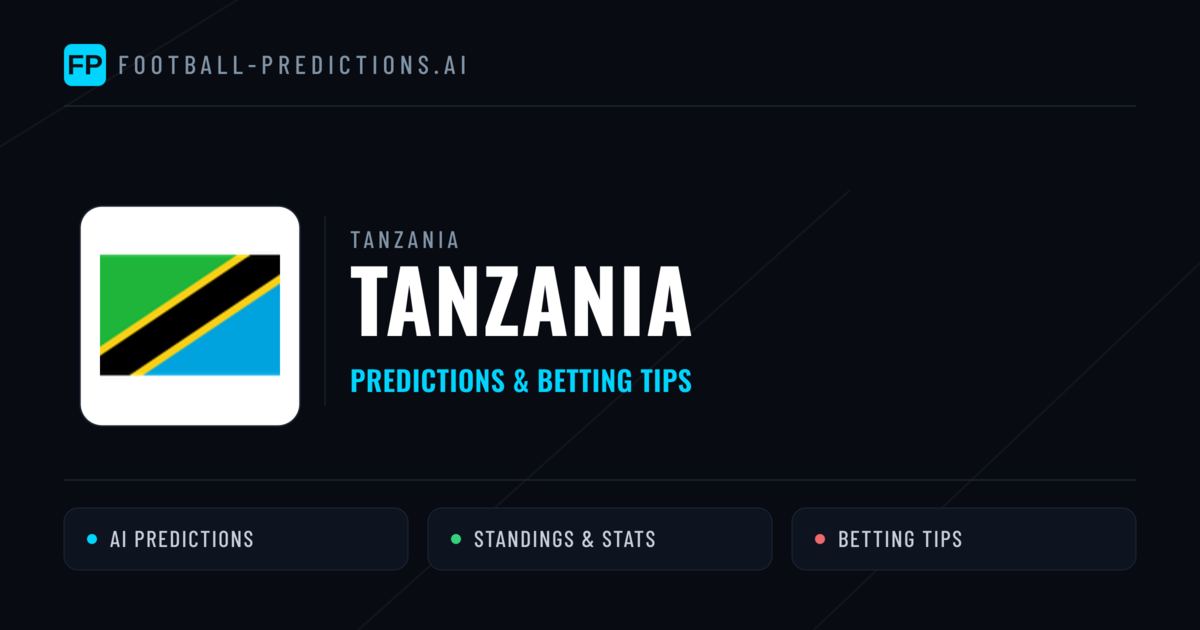 Tanzania Predictions & Stats