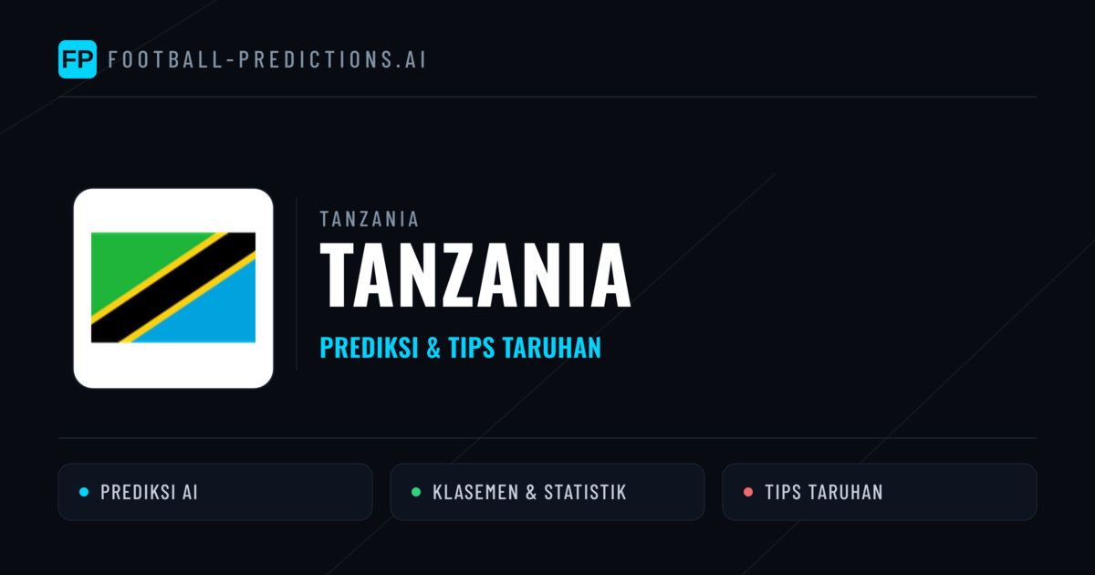 Tanzania Prediksi & Statistik Piala Dunia