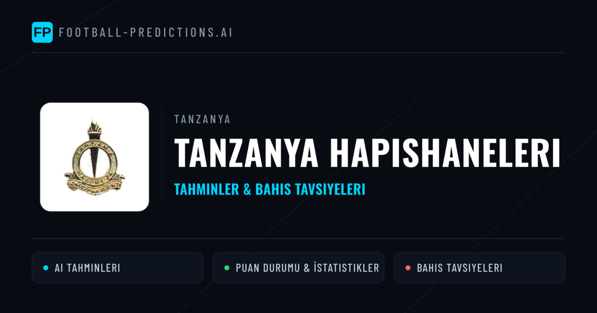 Tanzanya Hapishaneleri Tahminleri & İstatistikler
