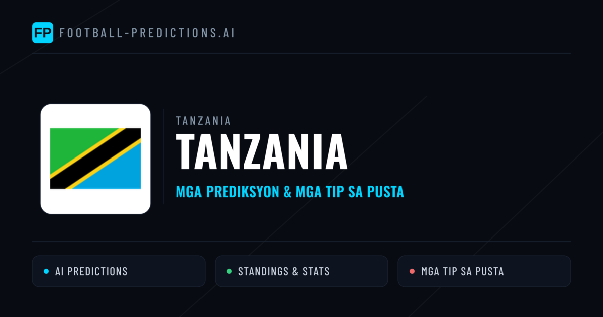 Tanzania Predictions & Stats