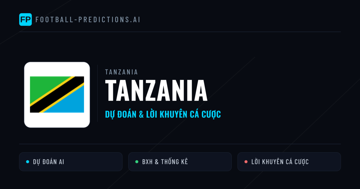 Tanzania Dự đoán & Thống kê