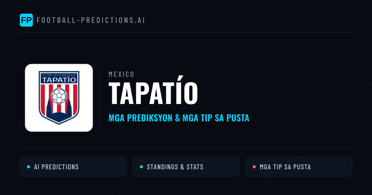 Tapatío Predictions & Stats