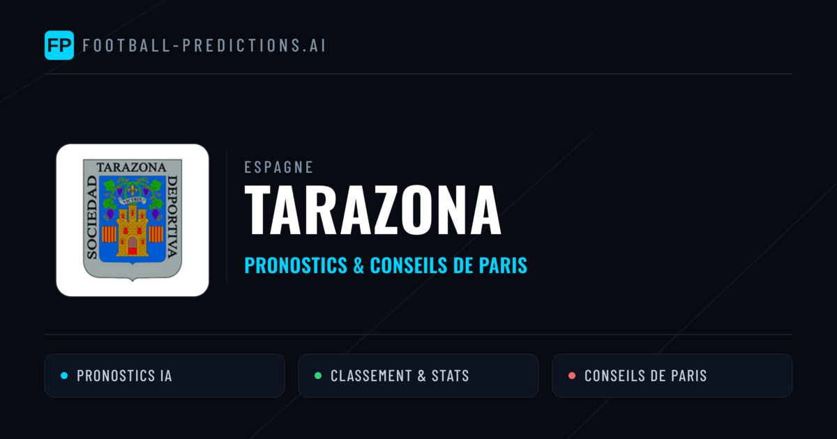 Tarazona Pronostics & Statistiques