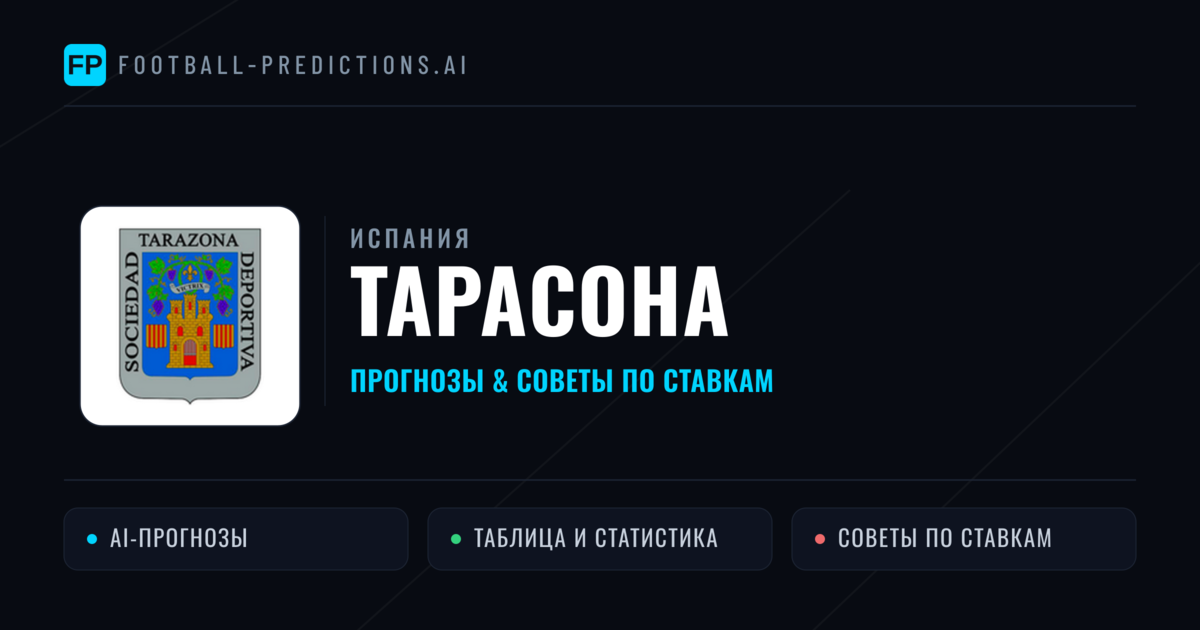 Тарасона прогнозы и статистика