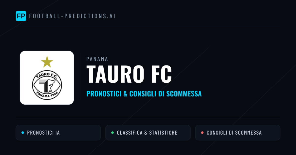 Pronostici e Statistiche Tauro FC