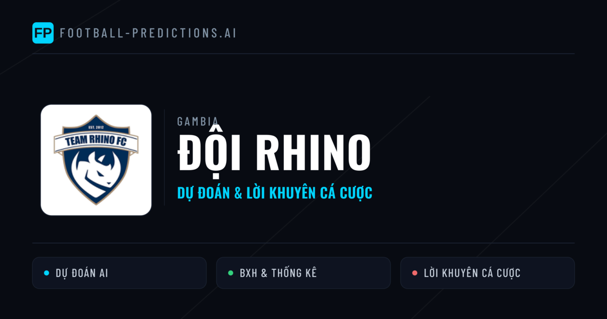 Đội Rhino Dự đoán & Thống kê