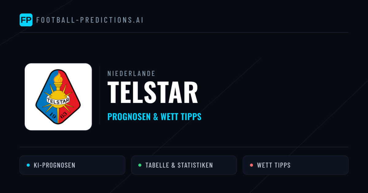 Telstar Prognosen & Statistiken