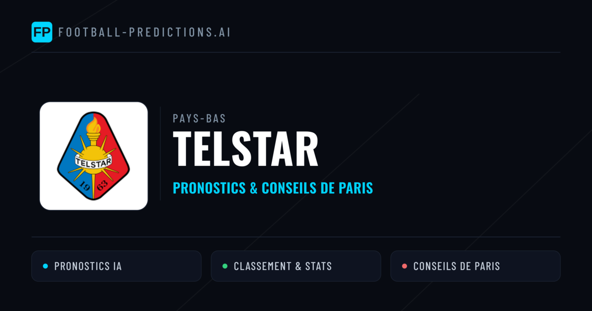 Telstar Pronostics & Statistiques