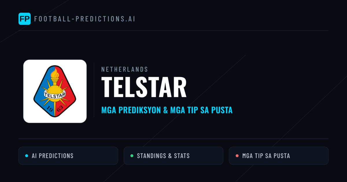 Telstar Predictions & Stats