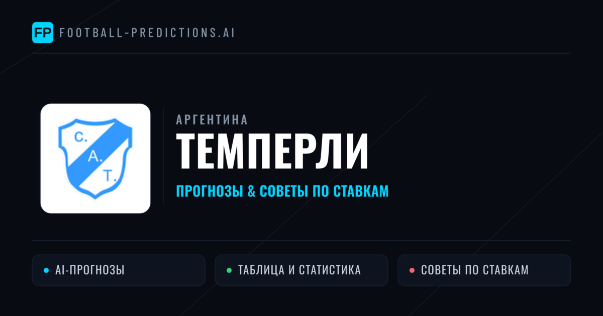 Темперли прогнозы и статистика