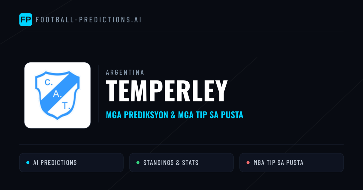 Temperley Predictions & Stats