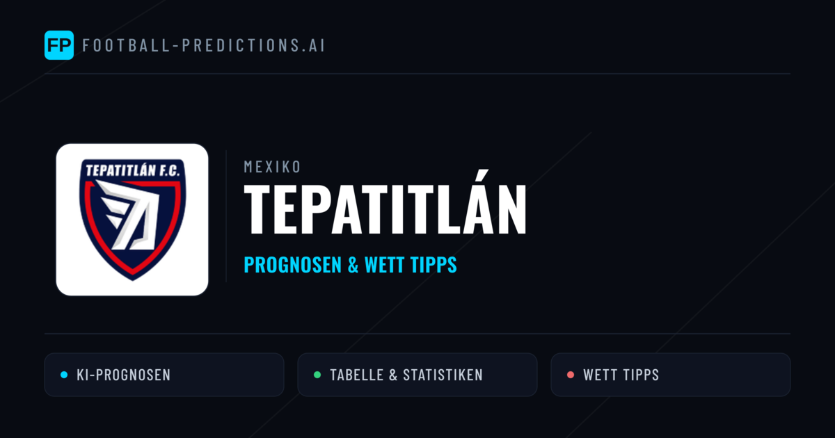 Tepatitlán Prognosen & Statistiken
