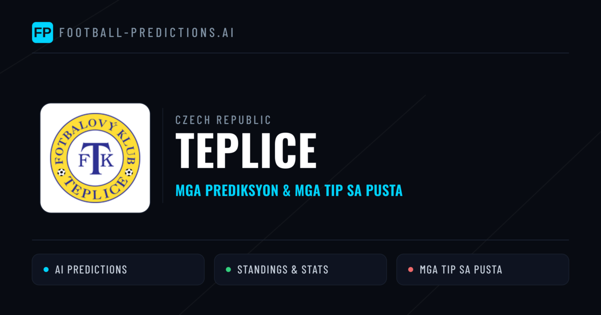 Teplice Predictions & Stats