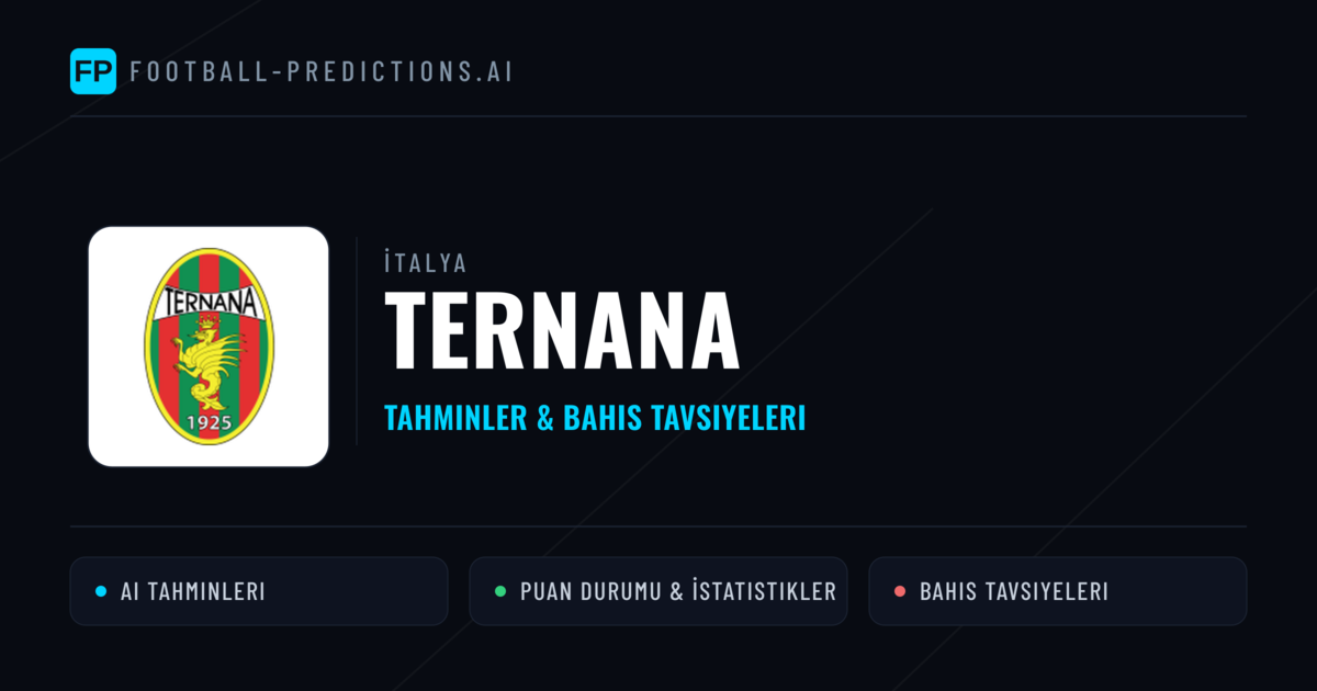 Ternana Tahminleri & İstatistikler
