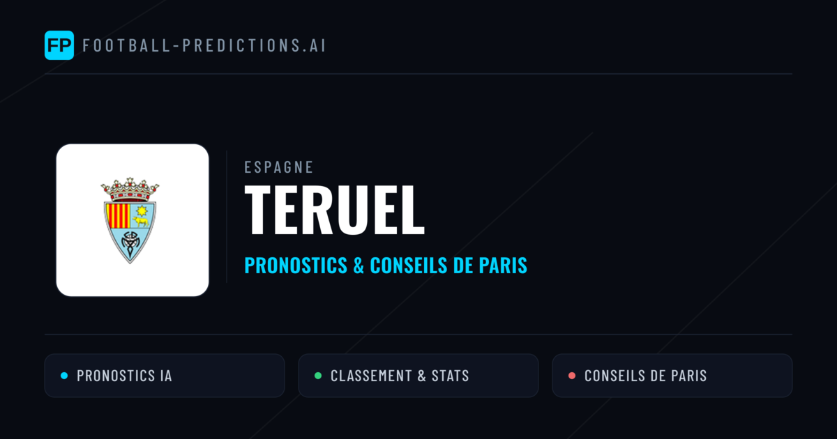 Teruel Pronostics & Statistiques