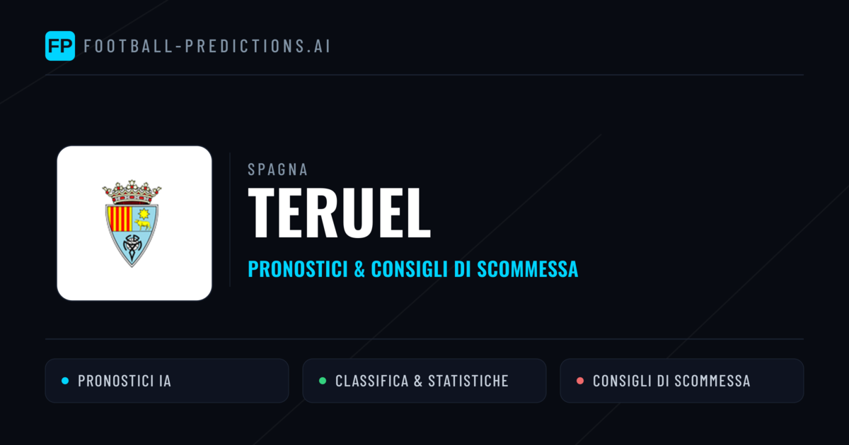 Pronostici e Statistiche Teruel