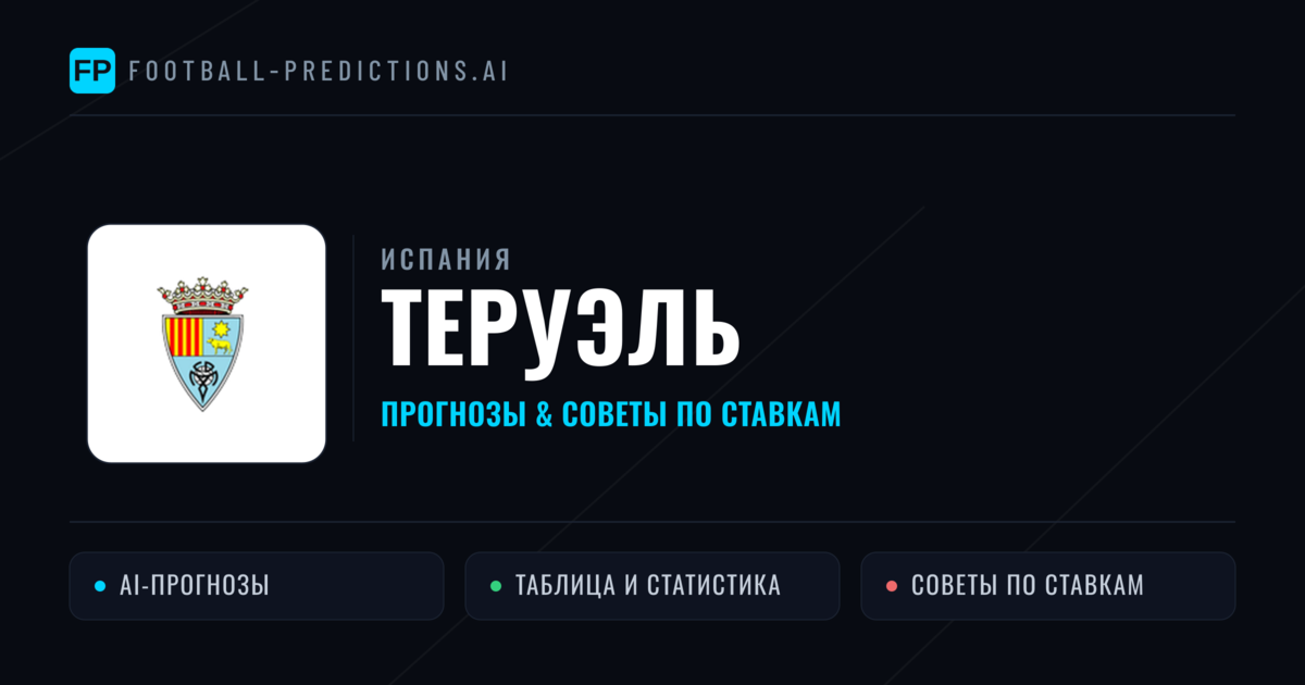 Теруэль прогнозы и статистика
