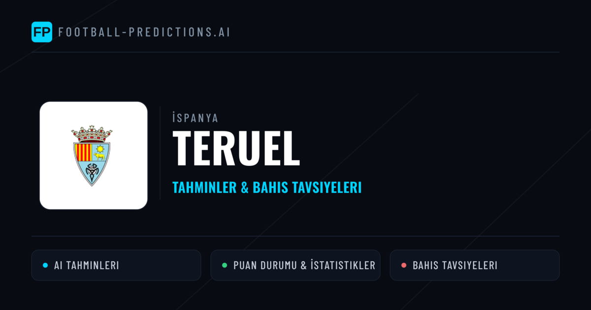 Teruel Tahminleri & İstatistikler