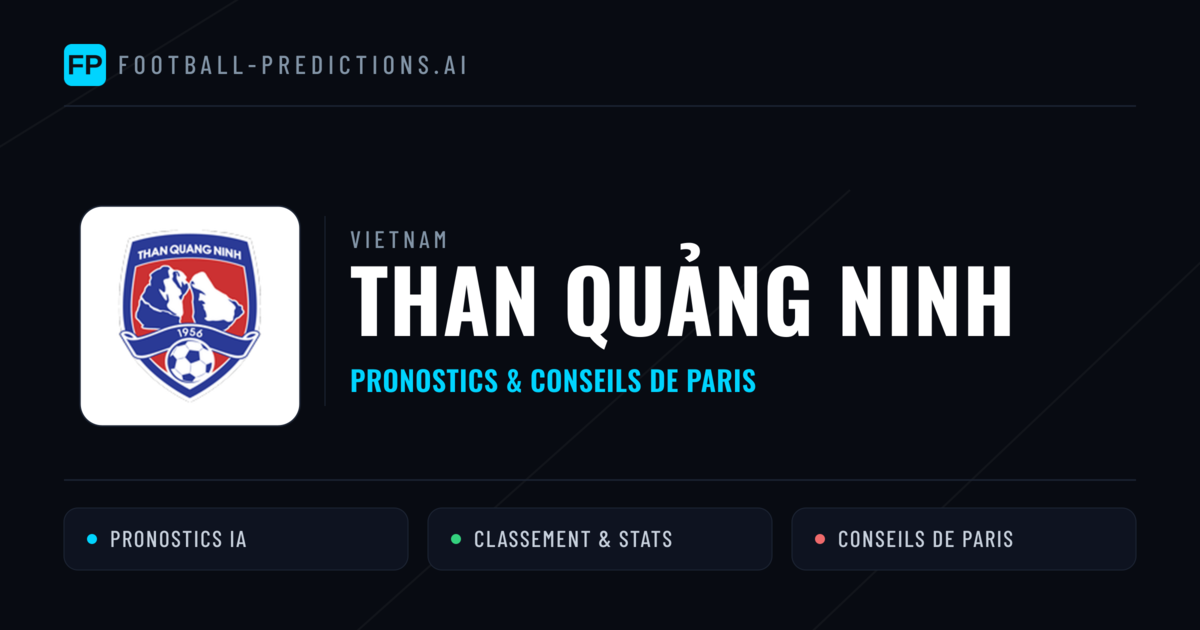 Than Quảng Ninh Pronostics & Statistiques