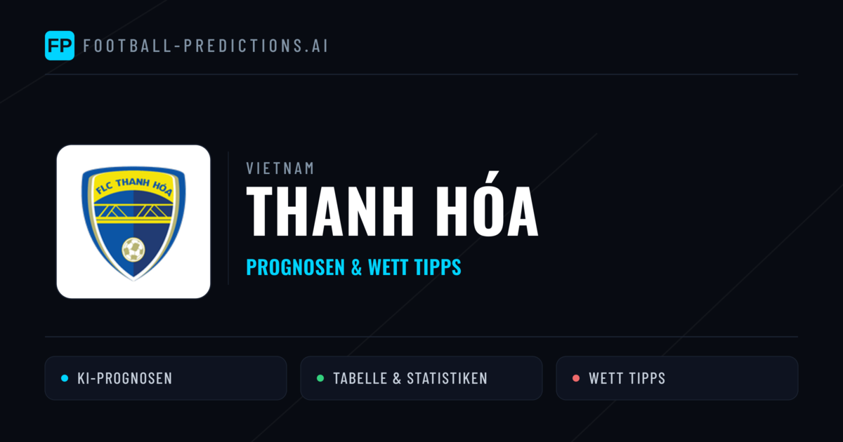 Thanh Hóa Prognosen & Statistiken