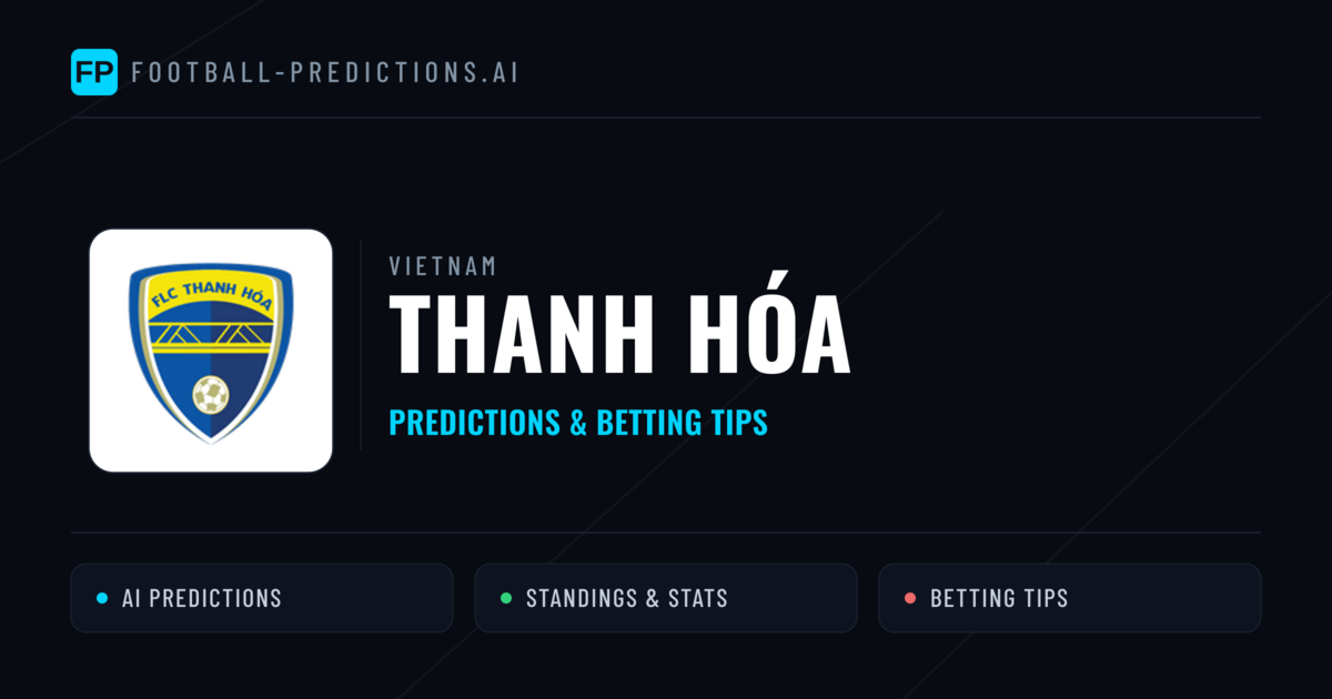 Thanh Hóa Predictions & Stats