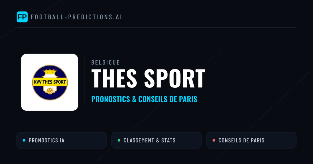 Thes Sport Pronostics & Statistiques