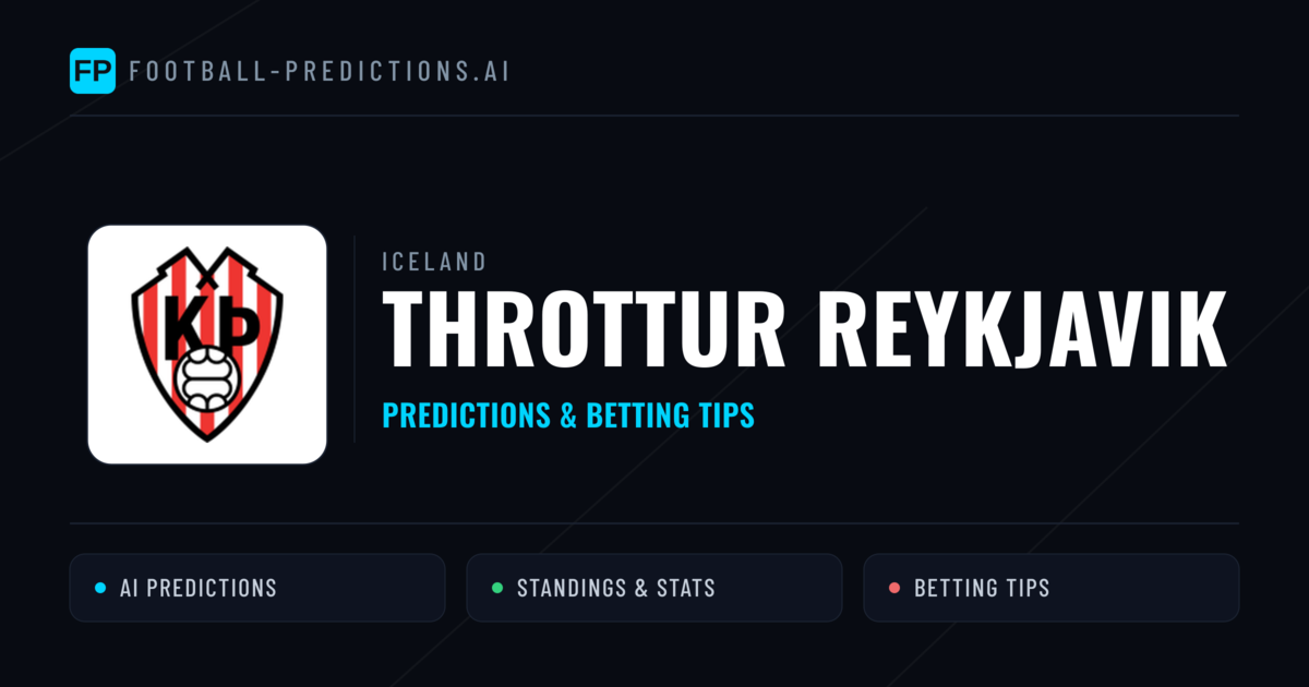 Throttur Reykjavik Predictions & Stats