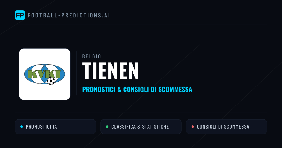 Pronostici e Statistiche Tienen