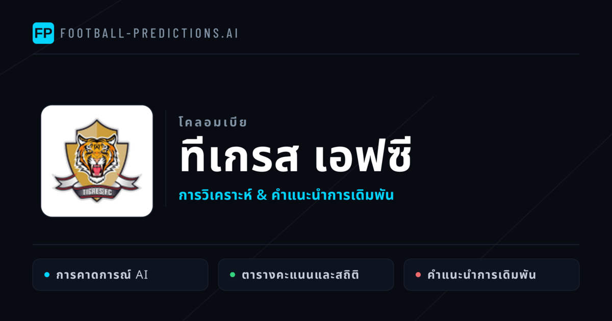 ทีเกรส เอฟซี การวิเคราะห์และสถิติ