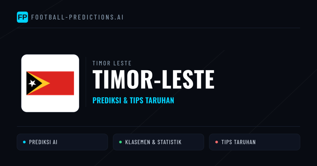 Timor-Leste Prediksi & Statistik Piala Dunia