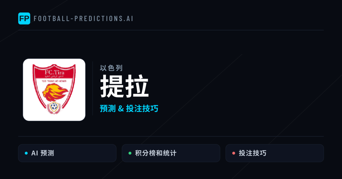 提拉 運彩分析｜足球預測與數據