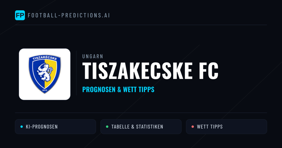 Tiszakecske FC Prognosen & Statistiken