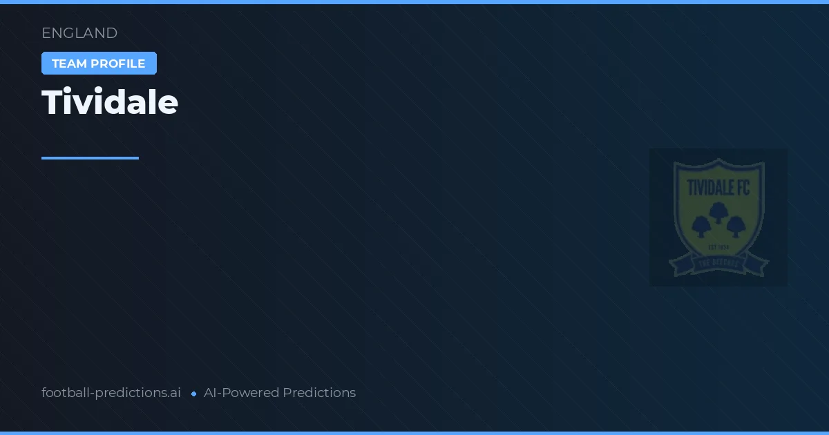 Tividale Pronostics & Statistiques