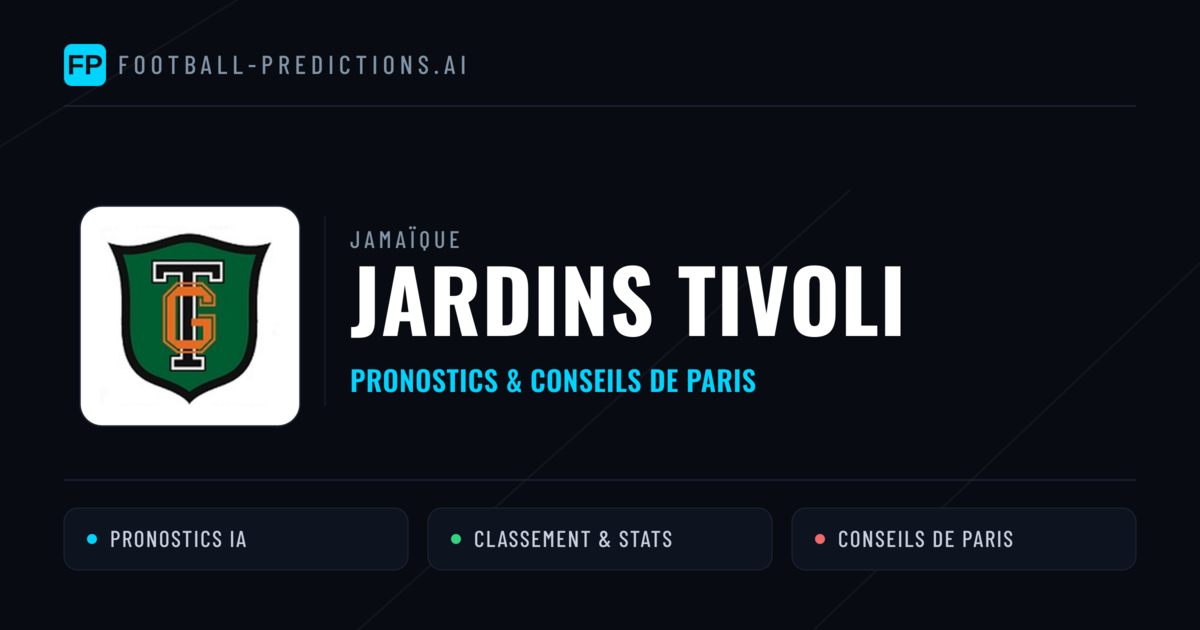 Jardins Tivoli Pronostics & Statistiques