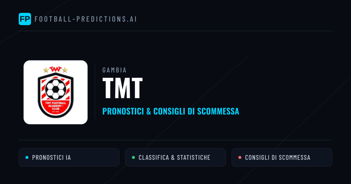 Pronostici e Statistiche TMT