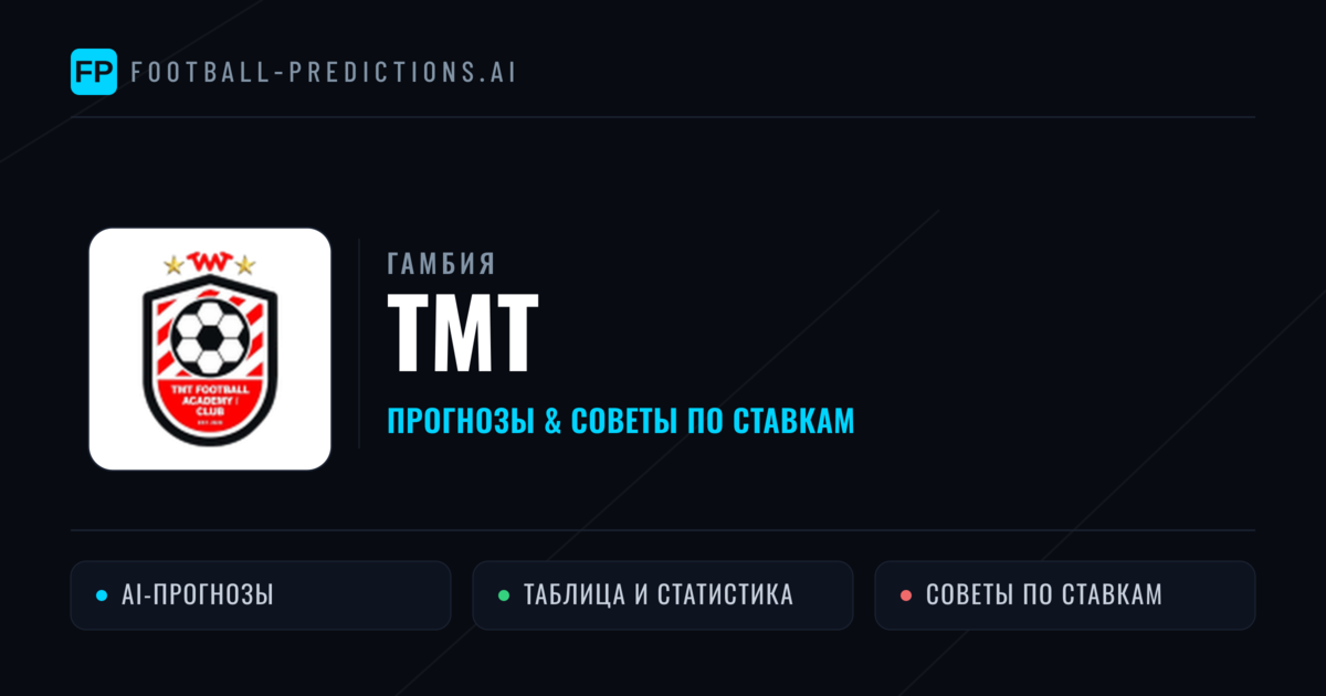 ТМТ прогнозы и статистика